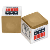 SILVER CUP Billiard CHALK - ONE DOZEN (Brown)